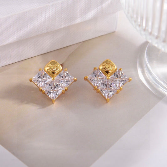 Celine Brass Earrings