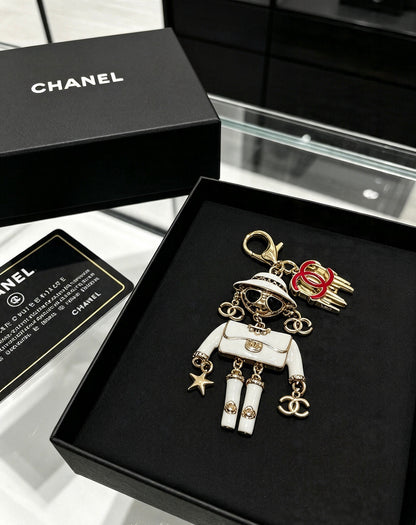 Chanel Vintage-Finish Keychain