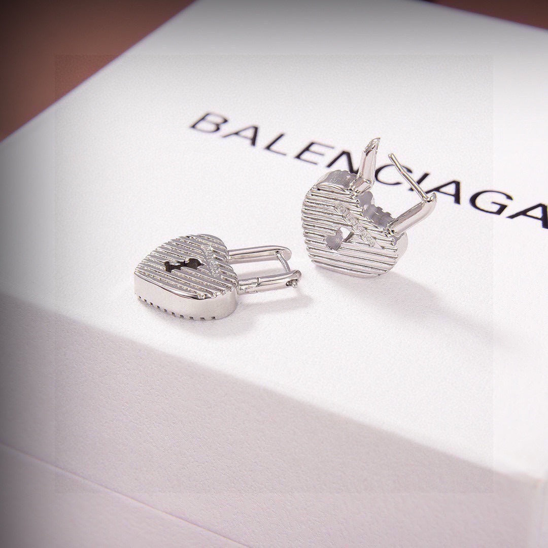 Balenciaga Brass Earrings