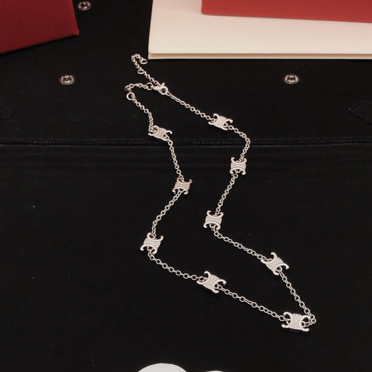 Celine Brass Necklace