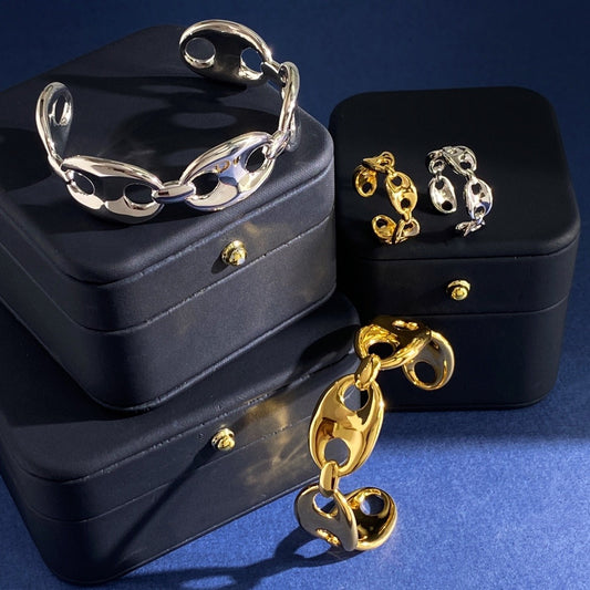 Hermes Gold Brass Bracelet