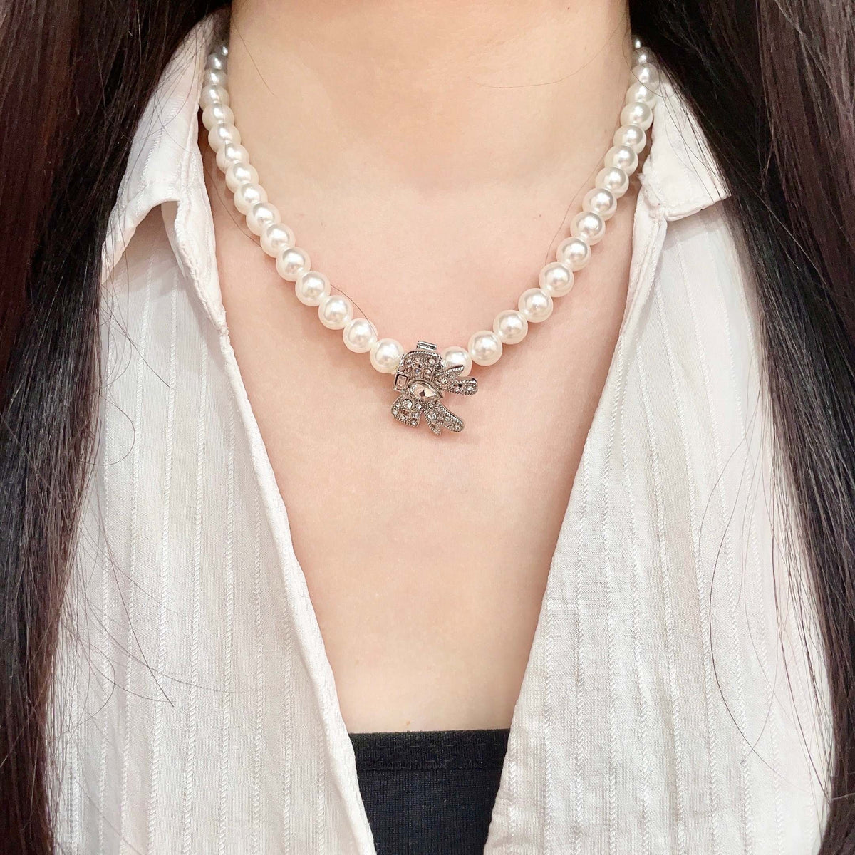 Miu Miu Pearl Necklace