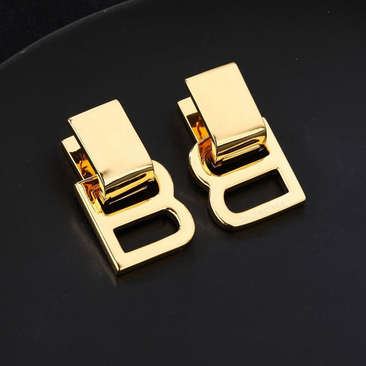 Balenciaga Brass Earrings