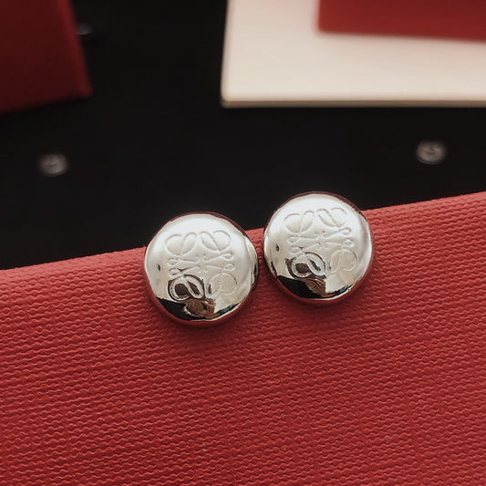 Loewe Brass Round Earrings