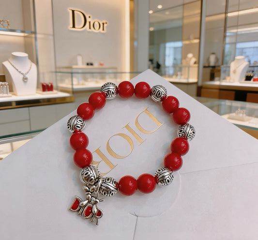 Dior Sterling Silver Vintage-Finish Bracelet