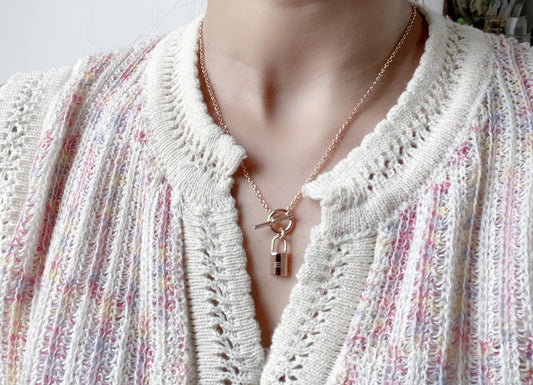 Hermes Lock Necklace