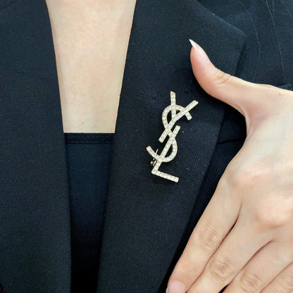 Saint Laurent Brooch
