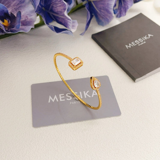 Messika Gold Brass Pave Bracelet