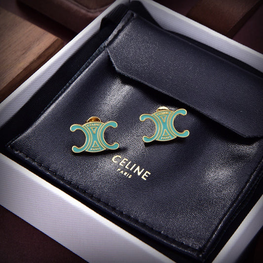 Celine Brass Earrings