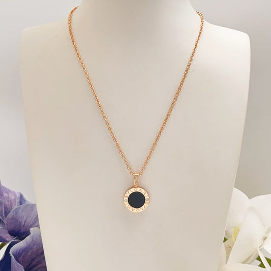 Bvlgari Brass Round Necklace