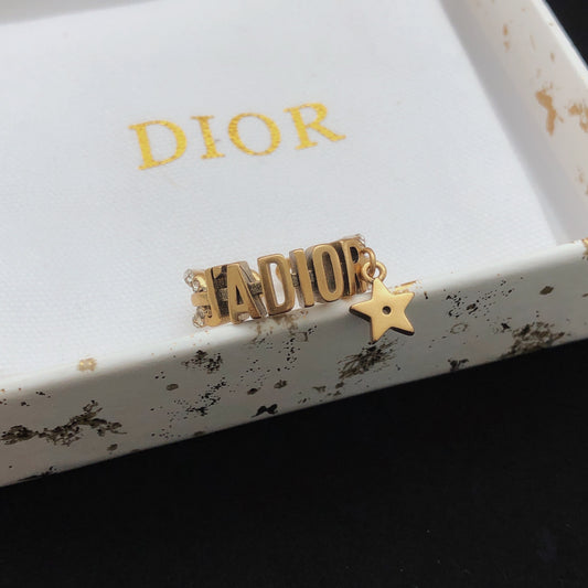 Dior Brass Star Ring