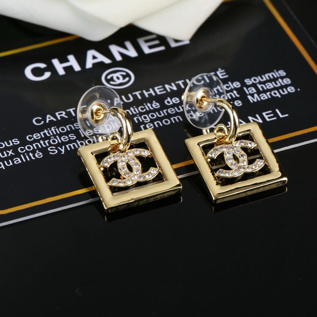 Chanel Brass Earrings