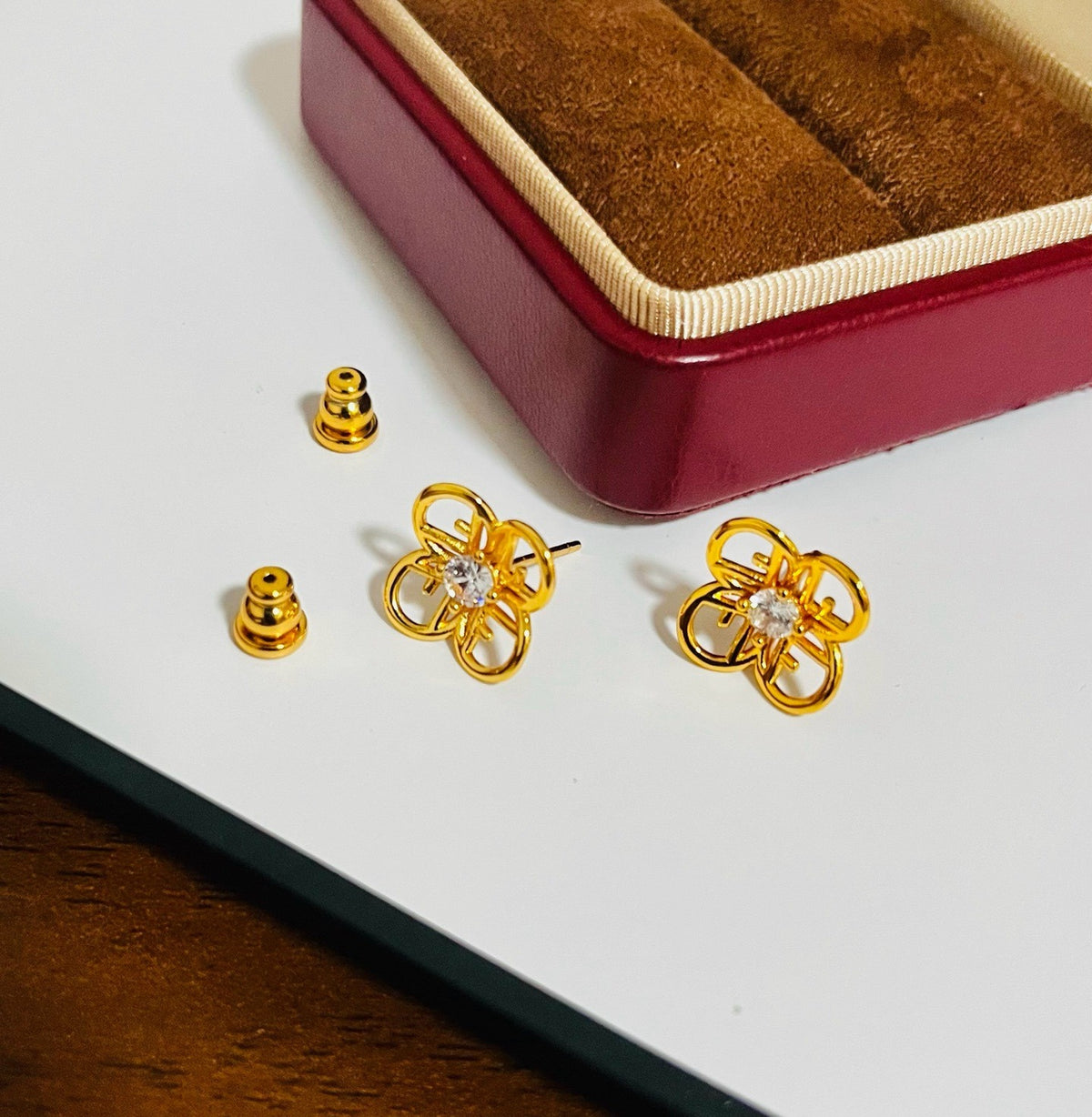 Fendi Logo Earrings