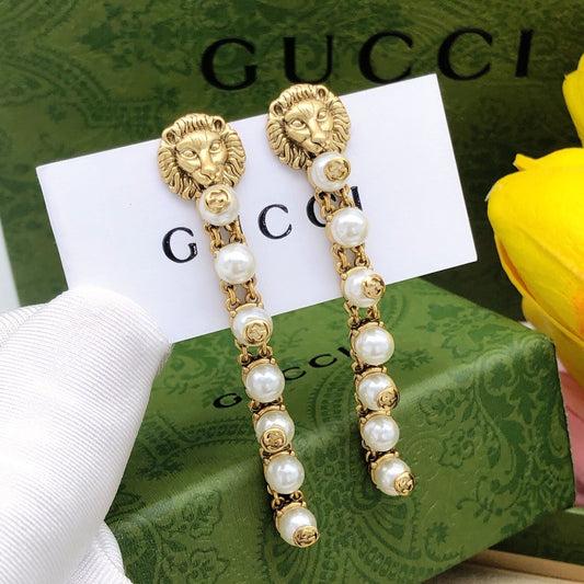 Gucci Vintage-Finish Earrings
