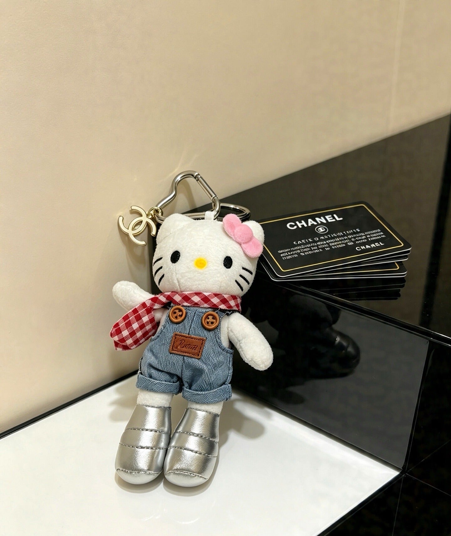 Chanel Vintage-Finish Keychain