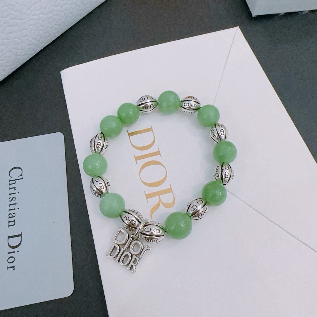 Dior Sterling Silver Vintage-Finish Bracelet