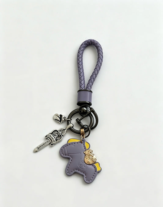 Chrome Hearts Vintage-Finish Keychain
