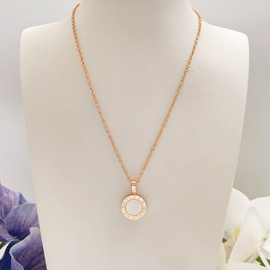 Bvlgari Brass Round Necklace