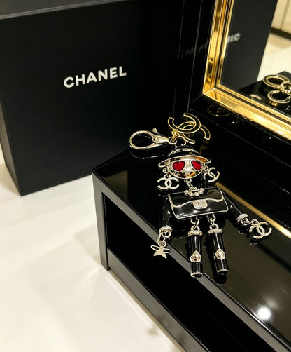 Chanel Vintage-Finish Keychain