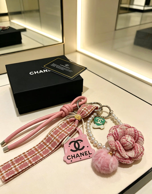 Chanel Vintage-Finish Keychain