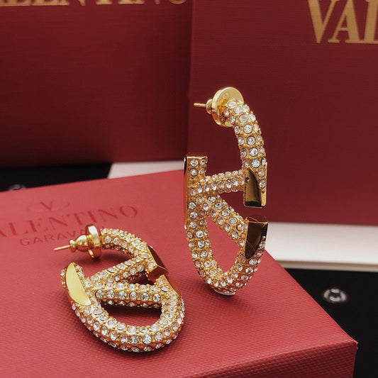 Valentino Brass Earrings