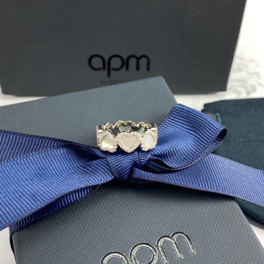 Unbranded White Heart Ring