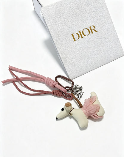Dior Vintage-Finish Keychain