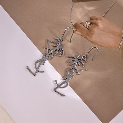 Saint Laurent Brass Earrings
