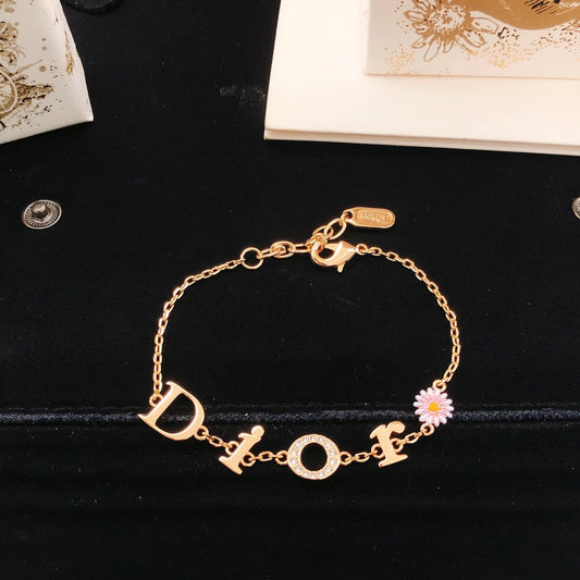 Dior Brass Logo Bracelet