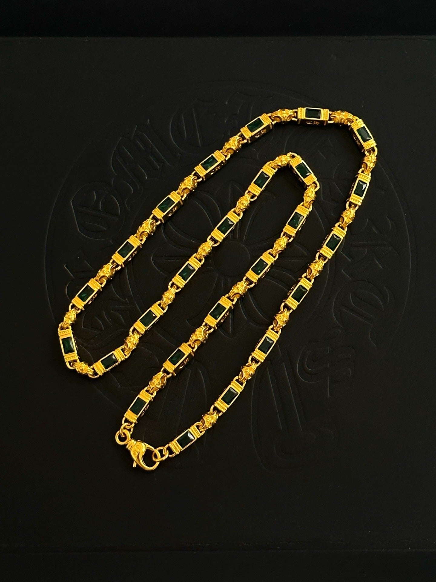 Chrome Hearts Sterling Silver Cross Necklace