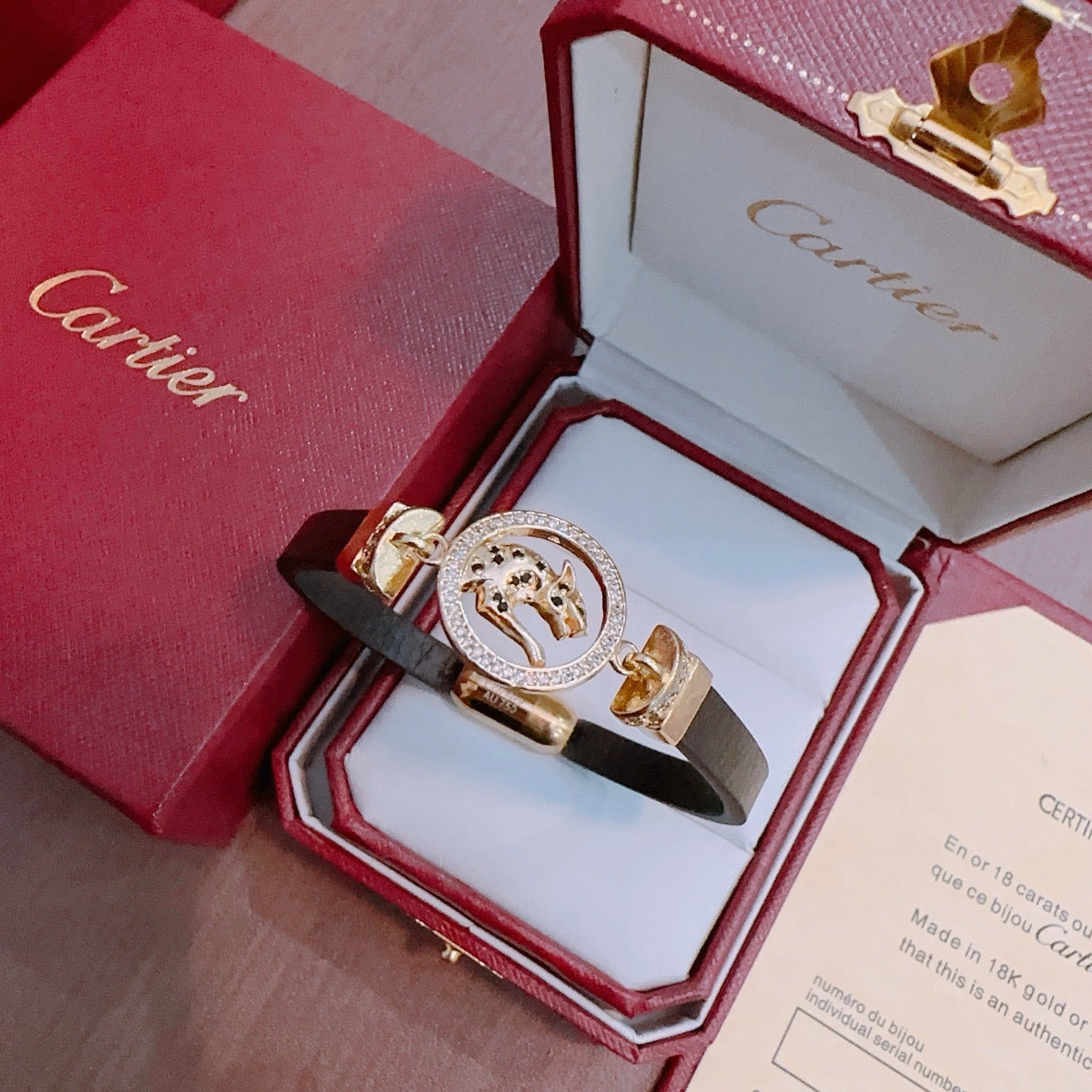 Cartier Leather Bracelet