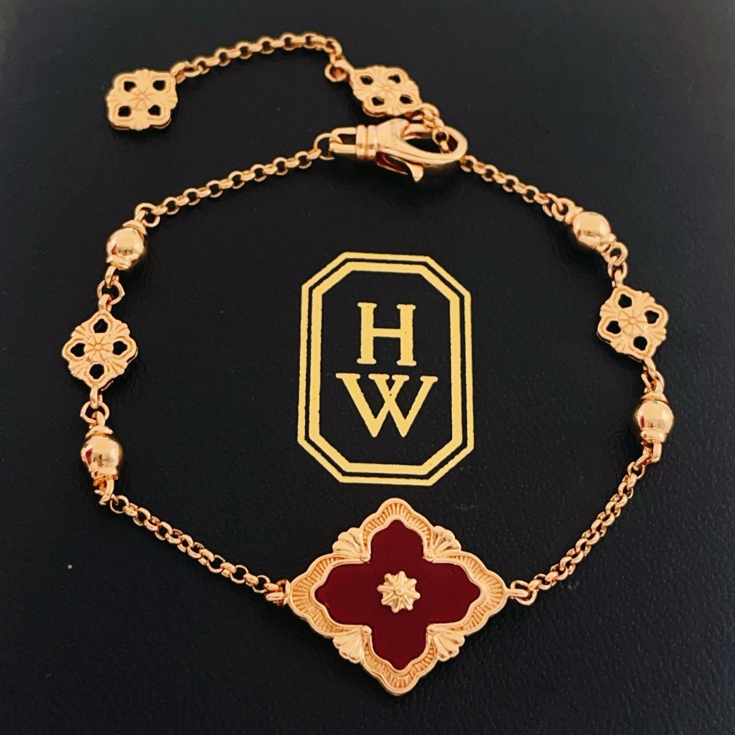 Harry Winston Red Brass Bracelet