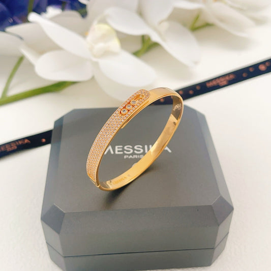 Messika Brass Pave Bracelet