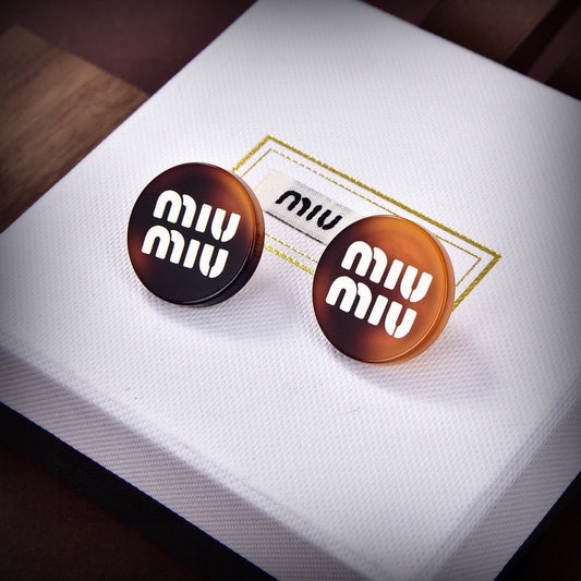 Miu Miu Brass Earrings