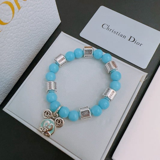 Dior Sterling Silver Vintage-Finish Bracelet