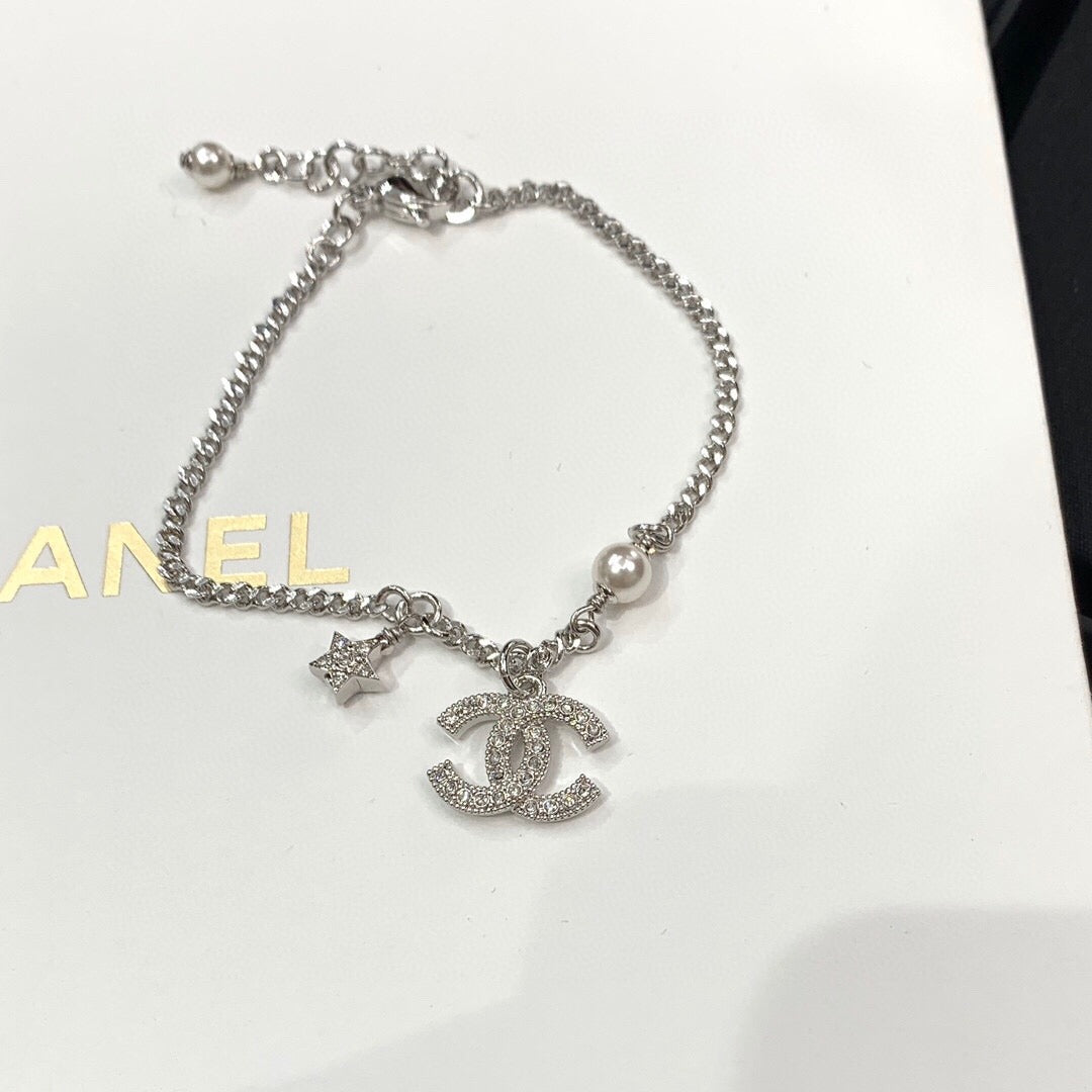 Chanel Brass Star Necklace