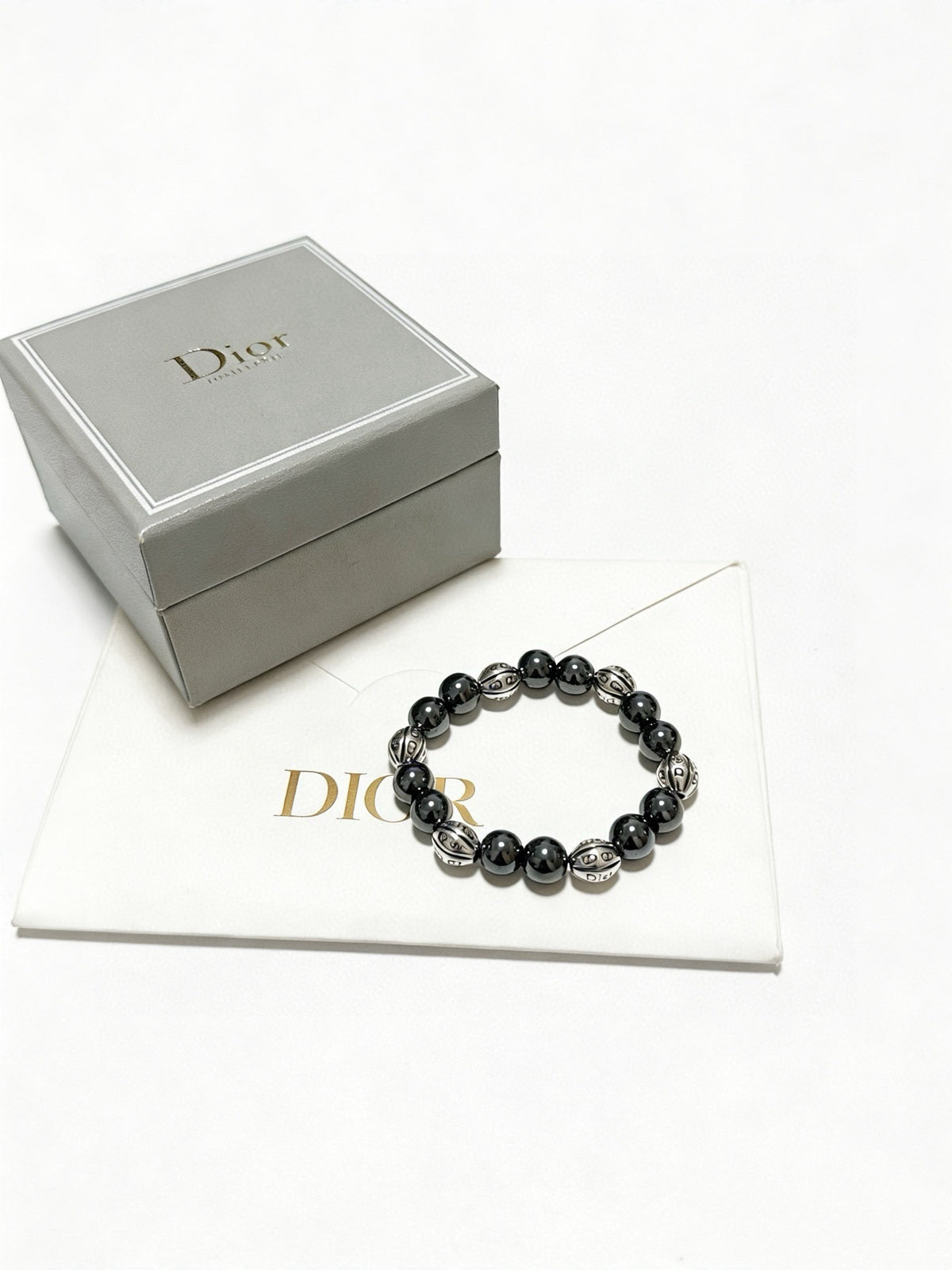 Dior Sterling Silver Vintage-Finish Bracelet