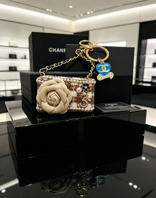 Chanel Vintage-Finish Keychain