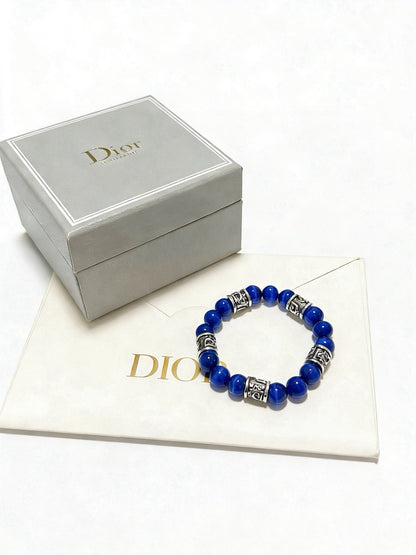 Dior Sterling Silver Vintage-Finish Bracelet