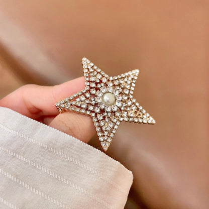 Dior Brass Logo Brooch