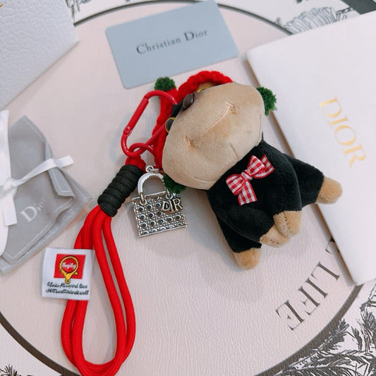 Dior Vintage-Finish Keychain