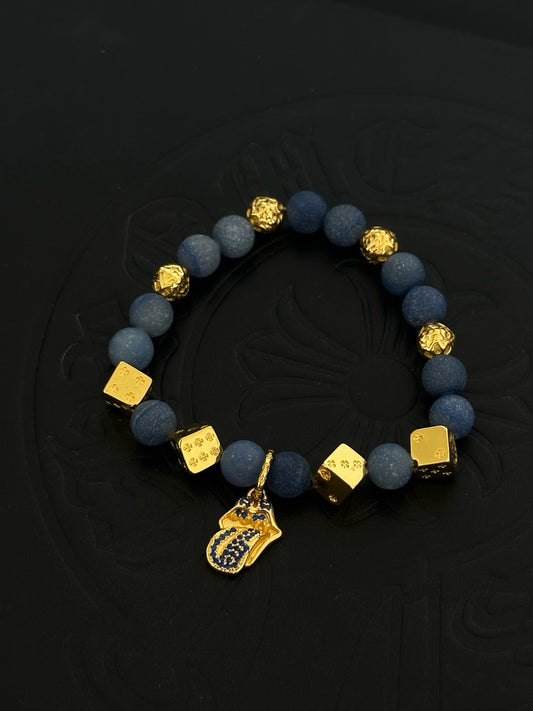 Chrome Hearts Sterling Silver Cross Bracelet