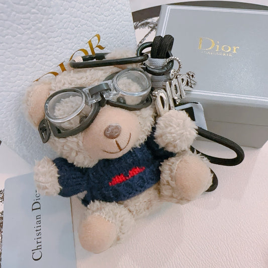 Dior Vintage-Finish Keychain
