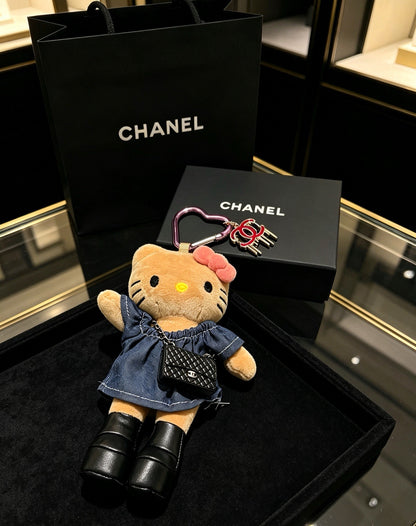 Chanel Vintage-Finish Keychain
