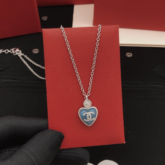 Chanel Brass Heart Necklace