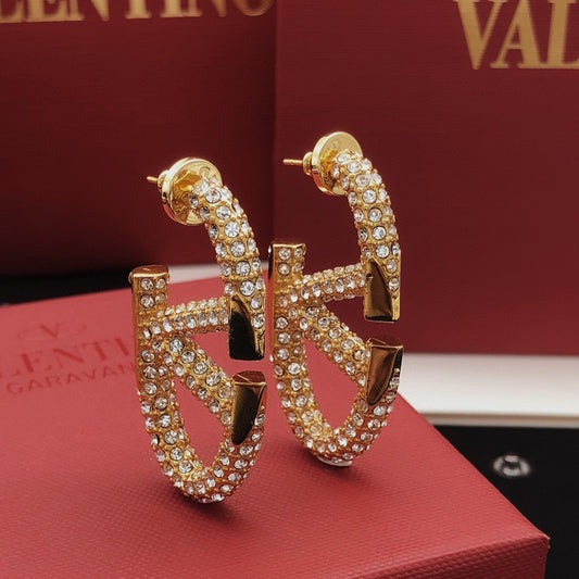 Valentino Brass Earrings
