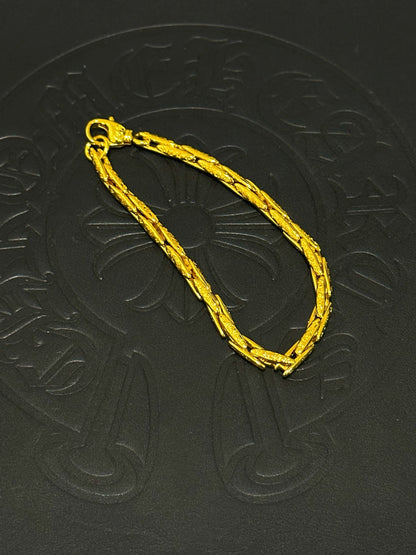 Chrome Hearts Sterling Silver Cross Bracelet