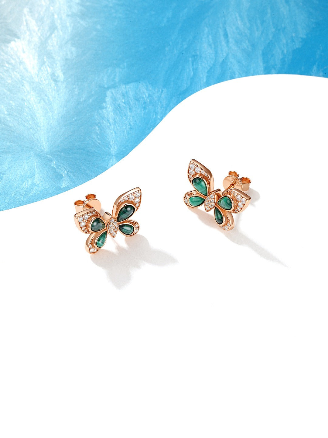 Unbranded Sterling Silver Butterfly Earrings