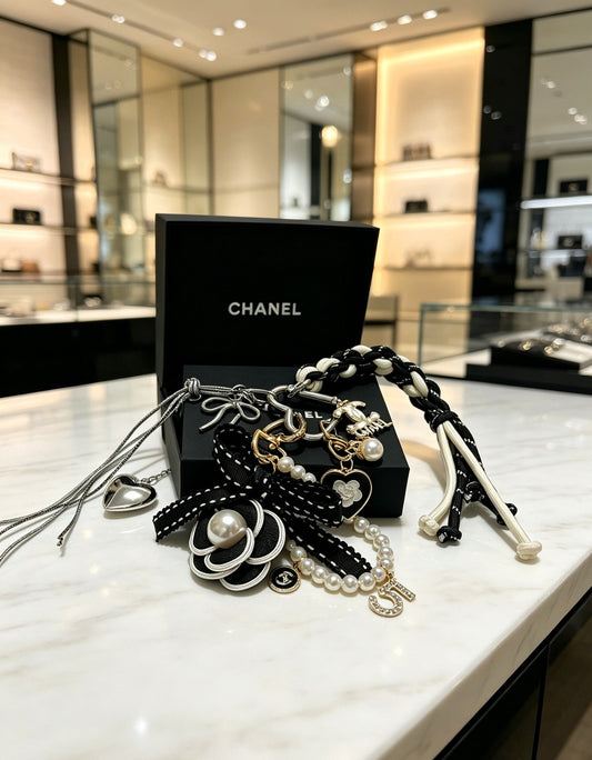 Chanel Vintage-Finish Keychain