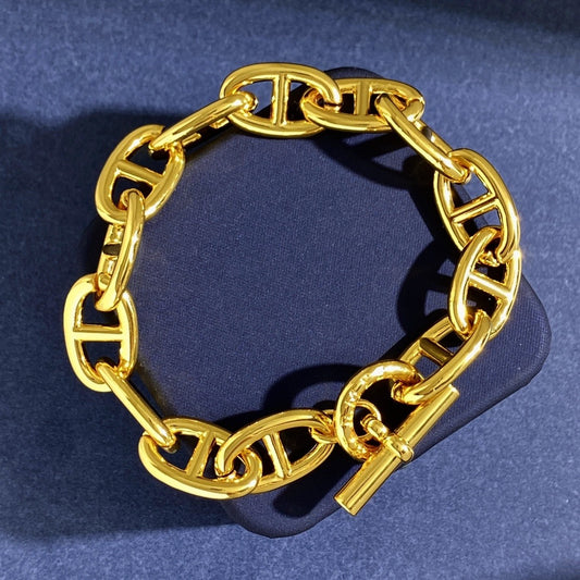 Hermes Brass Bracelet